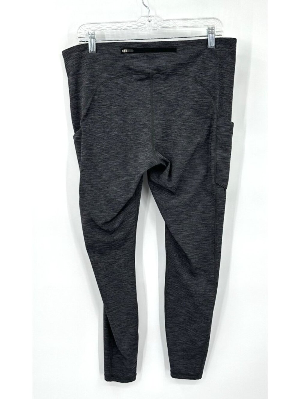 Lululemon Speed Up leggings 14 Full-On Luxtreme Brushed 28" Heathered Black - Picture 8 of 11
